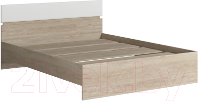Полуторная кровать Genesis Мебель Светлана 1400 (дуб сонома/белый)