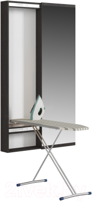 Гладильная доска Genesis Мебель Светлана с зеркалом и гладильной доской (венге)