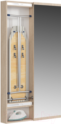 Гладильная доска Genesis Мебель Светлана с зеркалом и гладильной доской (сонома)