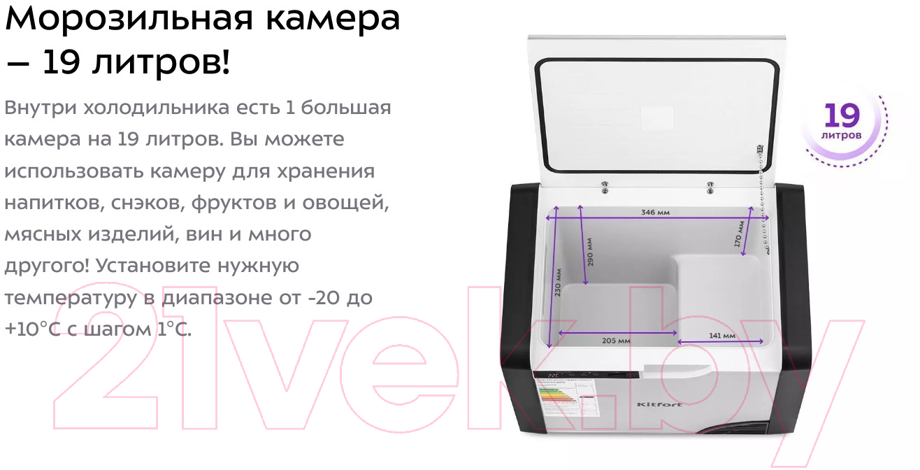 Автохолодильник Kitfort KT-2428