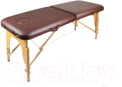 Массажный стол Atlas Sport Складной 2-с 60см без аксессуаров (коричневый/деревянный)