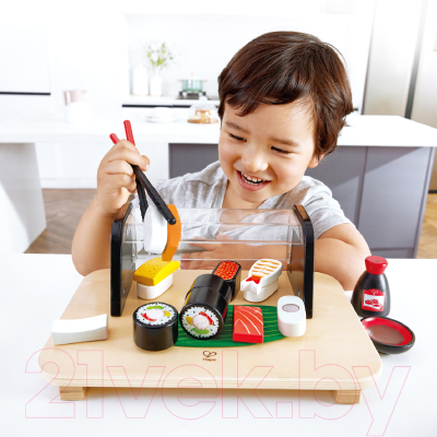 Набор игрушечных продуктов Hape Время суши / E3186_HP