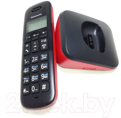 Беспроводной телефон Panasonic KX-TGB610RUR (красный)