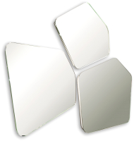Комплект зеркал декоративных Silver Mirrors Bionic / LED-00002547 - 