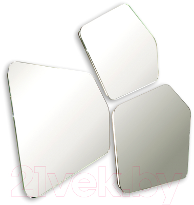 Купить Комплект зеркал декоративных Silver Mirrors Bionic / LED-00002547  