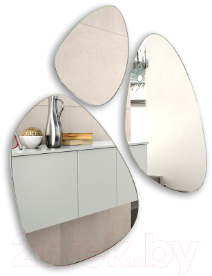 Комплект зеркал декоративных Silver Mirrors Molecula / LED-00002546