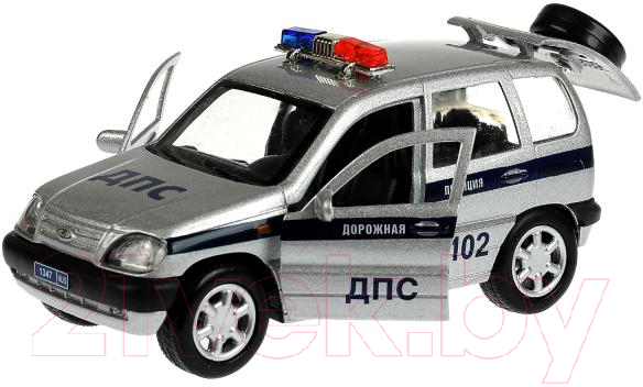 Автомобиль игрушечный Технопарк Lada Niva Полиция / LADANIVA-12POL-SR — фото 3