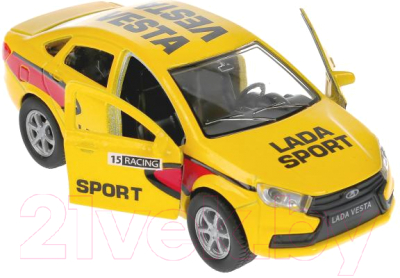Автомобиль игрушечный Технопарк Lada Vesta. Спорт / SB-16-40-S-WB