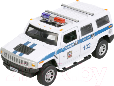 Автомобиль игрушечный Технопарк Hummer H2 Полиция / HUM2-12SLPOL-WH