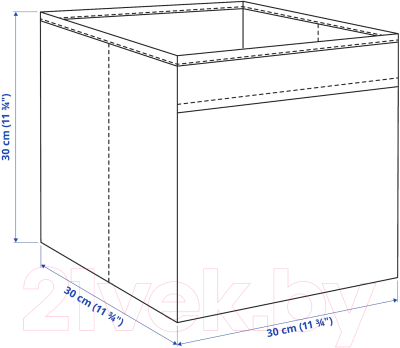 Коробка для хранения Ikea Фюссе 404.199.15