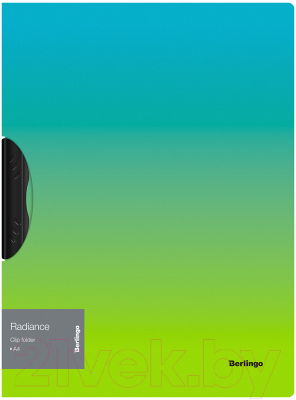 Папка для бумаг Berlingo Radiance / FCl_A4003 (голубой/зеленый)