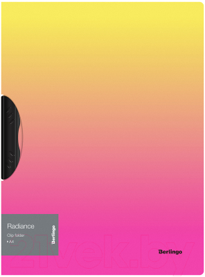 Изображение товара Папка для бумаг Berlingo Radiance / FCl_A4001 (желтый/розовый)