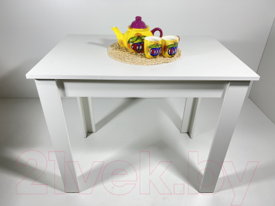 Обеденный стол Genesis Мебель 90x60x76 (белый)