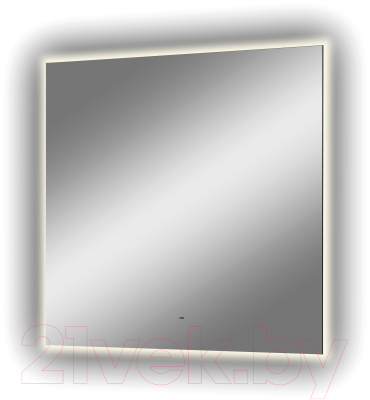 Зеркало Континент Trezhe Led 100x100 (с бесконтактным сенсором, нейтральная подсветка)