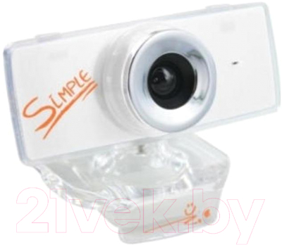 Веб-камера CBR Simple S3 с наушниками-гарнитурой CHP-311M (желтый)