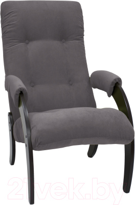 Кресло мягкое Импэкс 61 (венге/Verona Antrazite Grey)