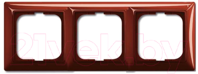 Рамка для выключателя ABB Basic 55 1725-0-1518 (красный)