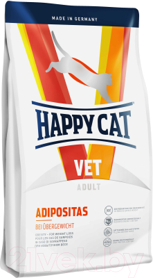 Сухой корм для кошек Happy Cat Vet Adipositas Adult / 70676 (4кг)