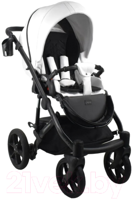Изображение товара Детская универсальная коляска Bexa Air Eco 2 в 1 (04, белая кожа)