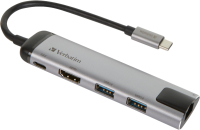 Док-станция для ноутбука Verbatim USB-С 3.1 G1 / 49141 - 