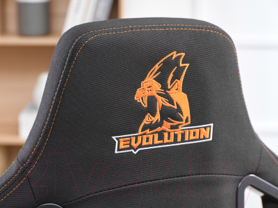 Кресло геймерское Evolution Nomad (черный/оранжевый)