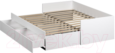Изображение товара Кровать-тахта Mio Tesoro Кастор раздвижная 80x200 2.03.08.130.1 (белый)