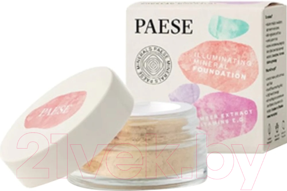 Пудра рассыпчатая Paese Illuminating Mineral Foundation минеральная иллюминирующая 202W