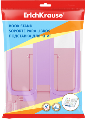 Подставка для книг Erich Krause Base. Candy / 58056 (розовый/фиолетовый)