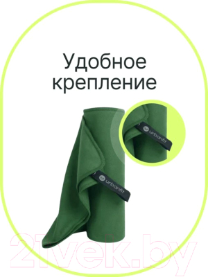 Полотенце UrbanFit Спортивное охлаждающее / 377005 (темно-зеленый)
