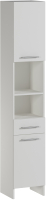 Шкаф для ванной Genesis Мебель Колонка 330 (белый) - 