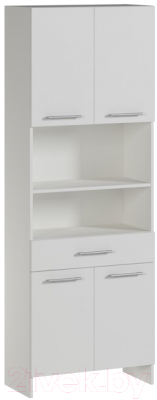 Шкаф для ванной Genesis Мебель Колонка 660 (белый)