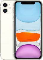 Смартфон Apple iPhone 11 64GB / 2AMWLU2 восстановленный Breezy Грейд A (белый) - 