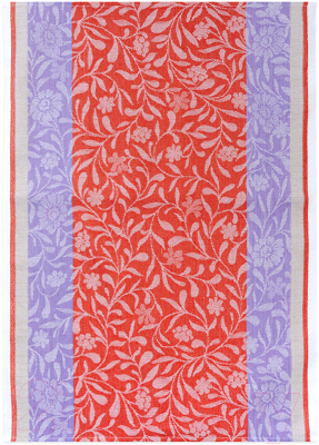 Набор полотенец Лен наш Ромашковый хангер 252815 (50x70, красный/зеленый/голубой)