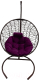 Кресло подвесное Craftmebelby Кокон Круглый стандарт (коричневый/фиолетовый) - 