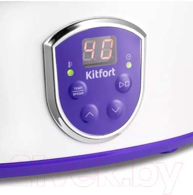 Йогуртница Kitfort KT-2088-1 (белый/фиолетовый)