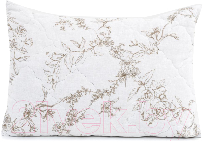 Подушка для сна Лен наш Шведская Роза Лен 230734 (50x70, белый)