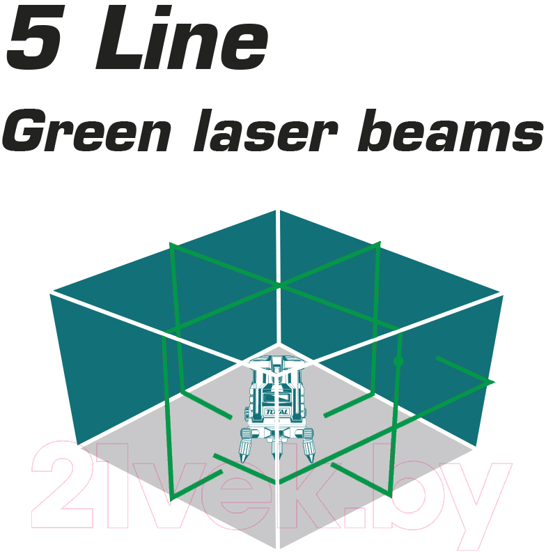 Лазерный нивелир TOTAL TLL305205