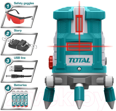 Лазерный нивелир TOTAL TLL306505