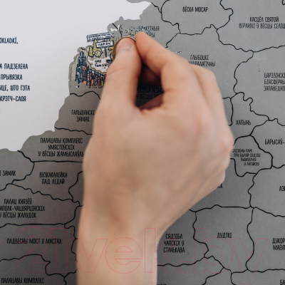 Скретч-карта Vokladki Карта Беларуси / 80002