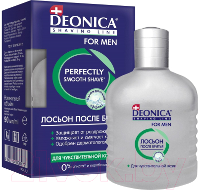 Лосьон после бритья Deonica For Men Чистый эффект (90мл)
