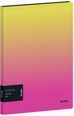 Папка для бумаг Berlingo Radiance / FS4_17001 (желтый/розовый)