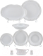 Набор столовой посуды Cmielow i Chodziez Kamelia Серый орнамент / 1024K04-OMAZ2303 - 