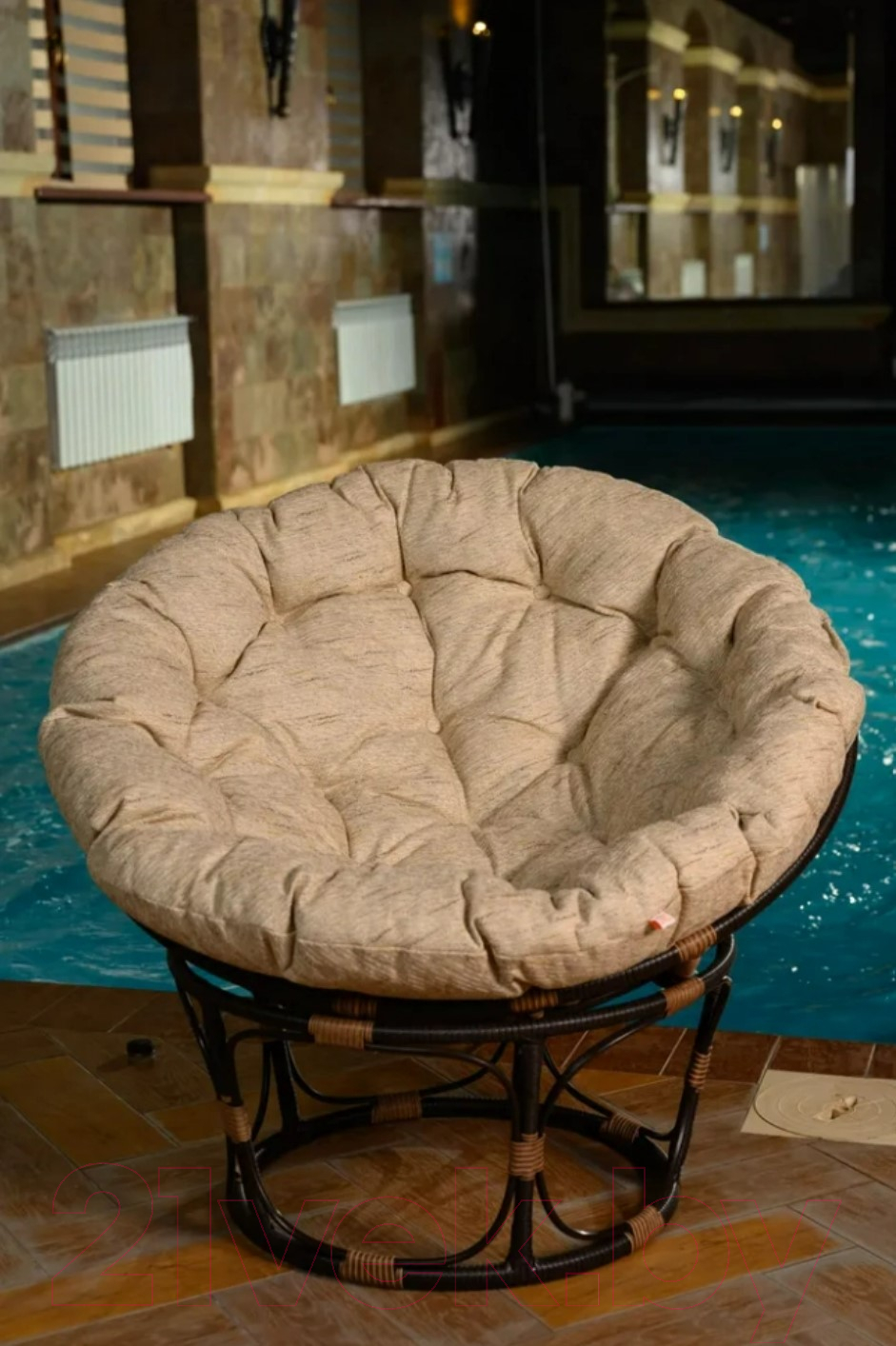 Кресло садовое BiGarden Papasan / БГ-П-Кор (коричневый) — фото 2