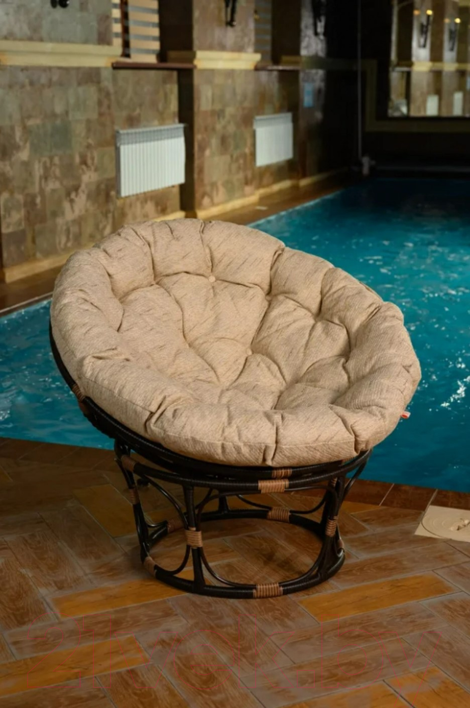 Кресло садовое BiGarden Papasan / БГ-П-Кор (коричневый) — фото 3