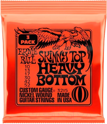 Струны для электрогитары Ernie Ball P03215 Skinny Top Heavy Bottom Slinky