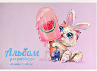 

Альбом для рисования Феникс+, Зайка-Сладкоежка / 60675