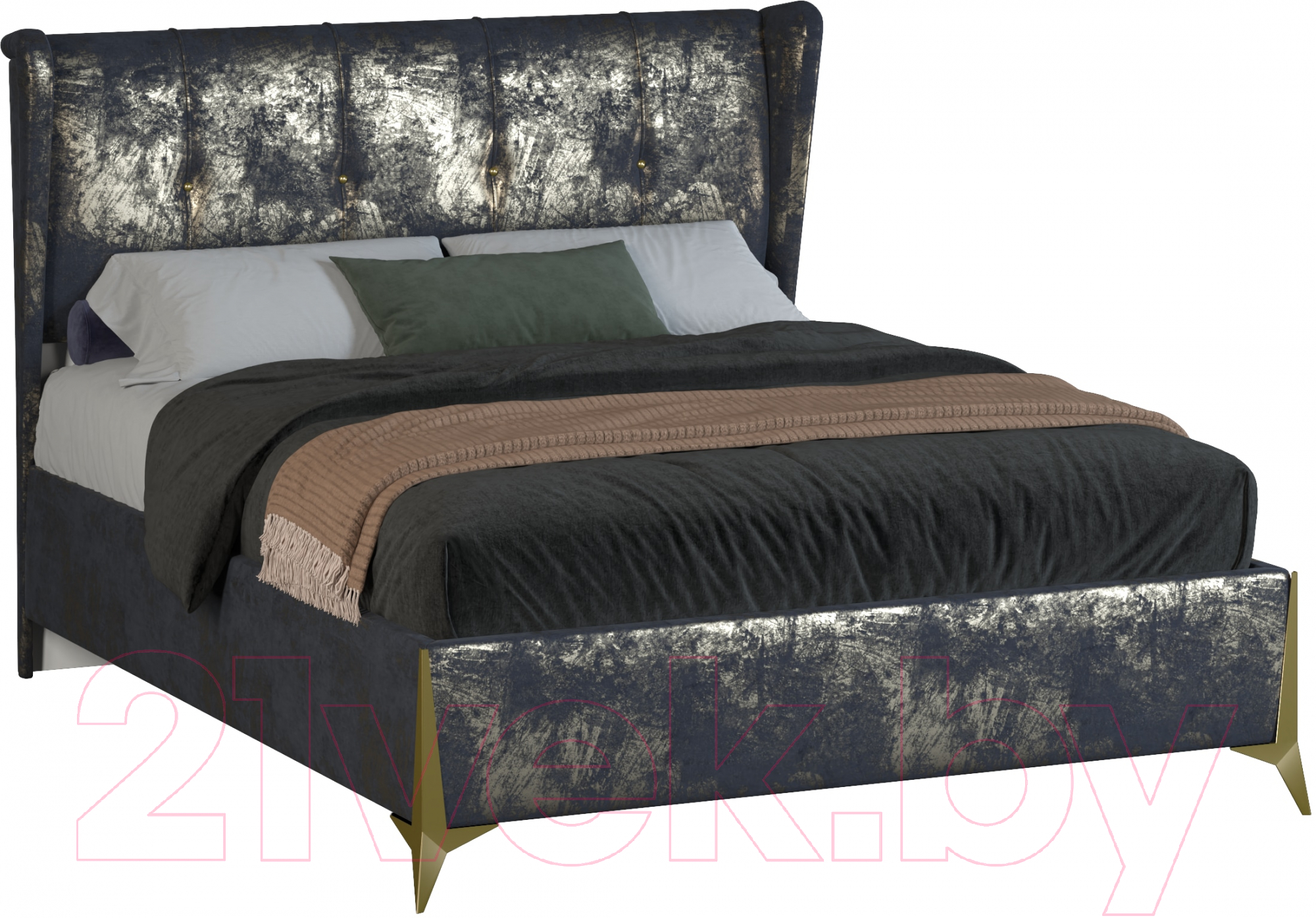 Двуспальная кровать Genesis Мебель Adelina Lotus 1 1600