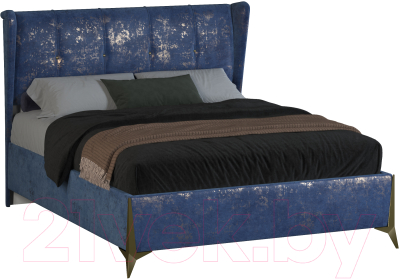 Двуспальная кровать Genesis Мебель Adelina Lotus 1 1600 (Lotus 16)