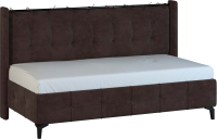 Односпальная кровать Genesis Мебель Svetlana 3 90x200 (Bora 01) - 
