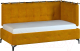 Односпальная кровать Genesis Мебель Svetlana 3 90x200 (горчичный) - 